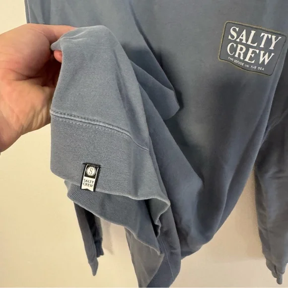 Salty Crew Gray Vintage-Feel Sweatshirt - Picture 3 of 7